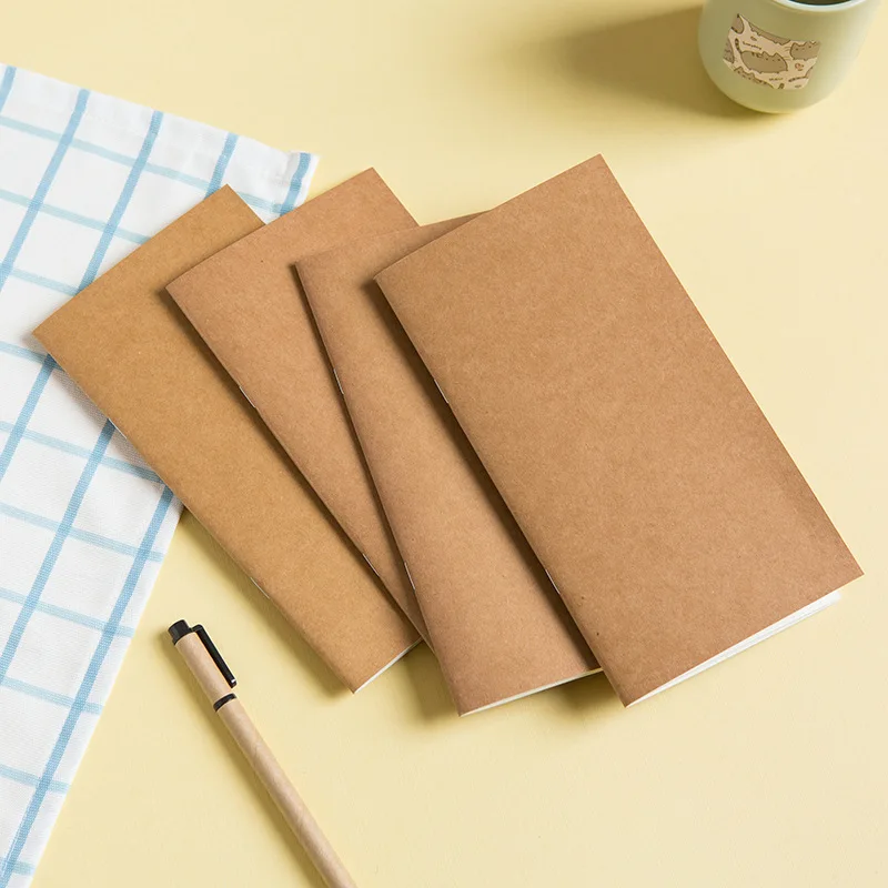 Kraft Paper Planner & Journal: 64-Page Lined, Blank, and Dot Grid Notebook