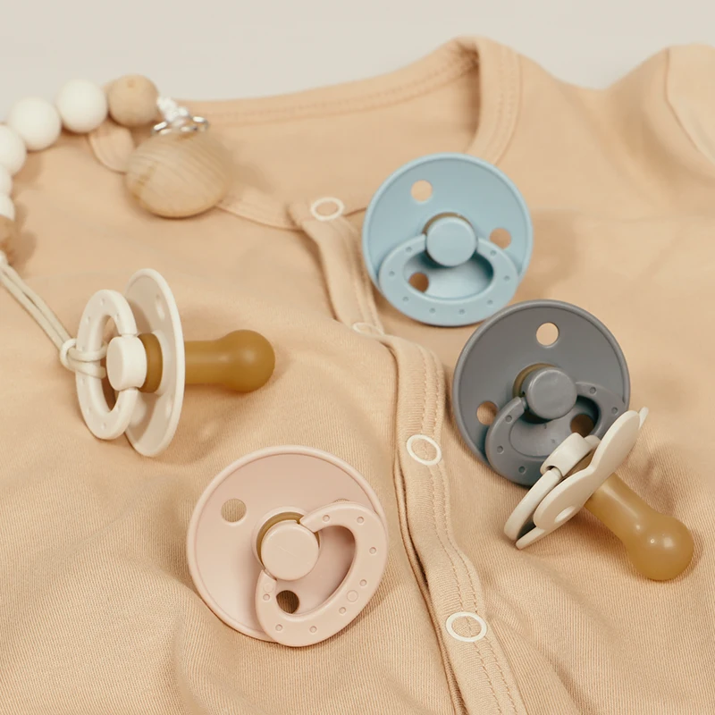 Silicone Pacifier Baby Pacifier Baby Silicone Pacifier Solid Color Baby Nipple Accessories BPA Free Soft Newborn Dummy for Babies Toy