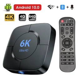 H616 Transpeed Android 10.0 TV Box Voice Assistant 6K 3D Wifi 2.4G&5.8G 4GB RAM 64G Media player Very Fast Box Top Box