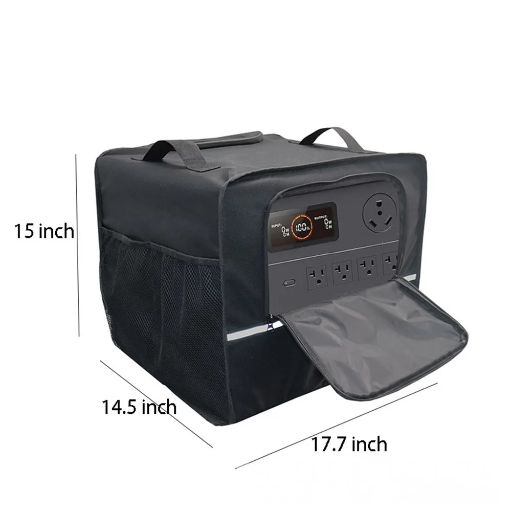 1PC 휴대용 야외 여행 발전기 먼지 커버 210D/420D/600D 옥스포드 천 다기능 휴대용 전원 박스 보호대