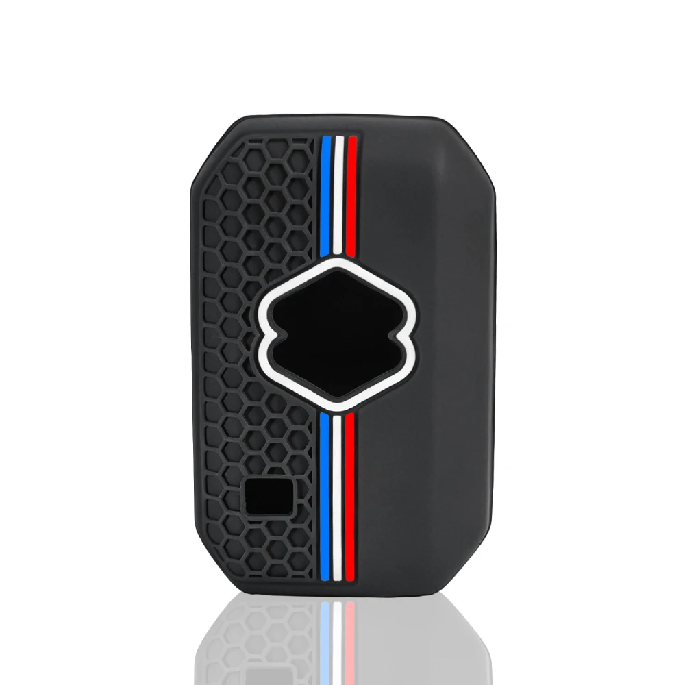 Premium Silicone Key Case Cover for Keyless Fob - Durable Protector with Keyring Holder for 2-Button Models