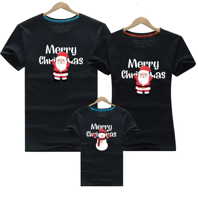 thumbnail image 1 of Camisetas familiares a juego de Navidad Camisetas para mamá, papá, niños Ropa de algodón para niños, 1 of 5