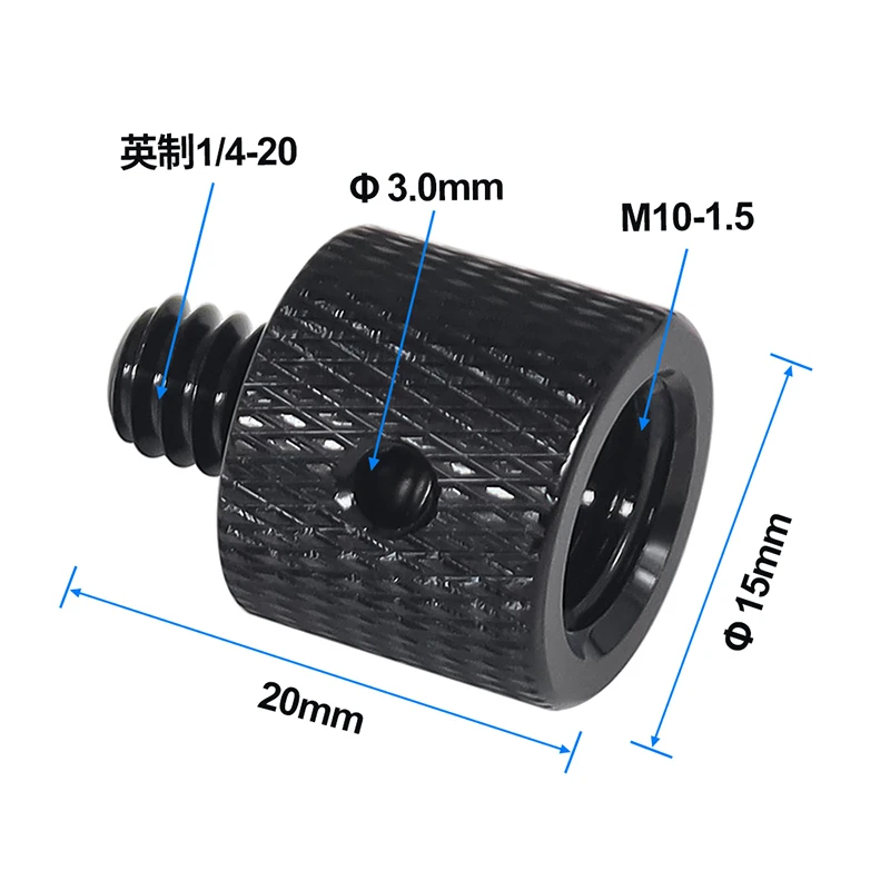 Durable Multi-Size Camera Screw Adapter