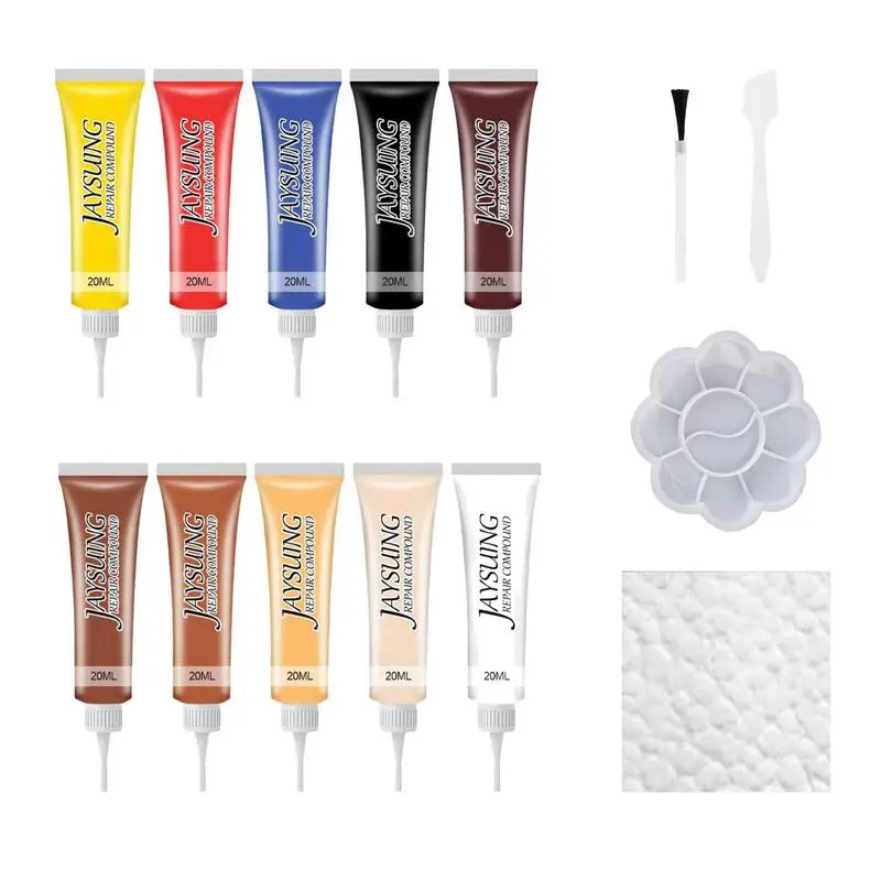 

20ml Leather Filler Set 20 Ml Leather And Vinyl Repair Kit Leather Repair Kit For Furniture Leather Couch Repair Kit Leather