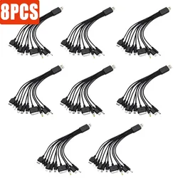 Multi - Function Universal USB Multiport Charging Cable - 10 - in - 1 Phone Charger Cord (1/5/8 - Pack) (8pcs)