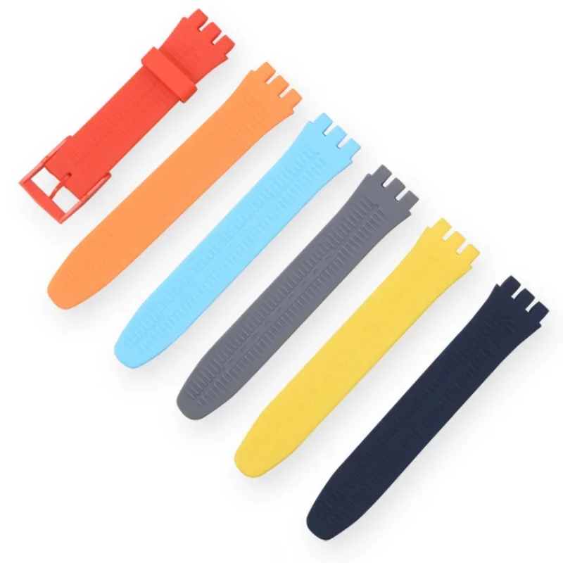Silicone Waterproof Sports Watch Band - Variety of Sizes and Colors