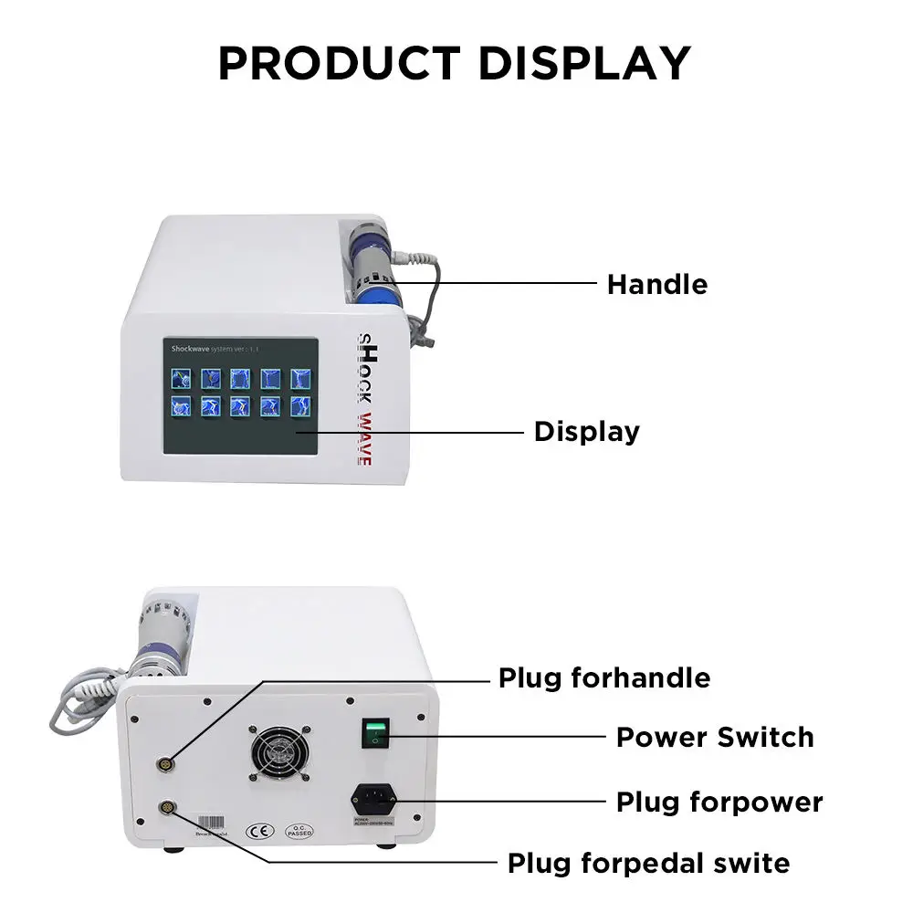 Eletromagnetic Shockwave ESWT For Vet Horse Relaxation Horse Pain Relief Shock Wave Therapy Machine