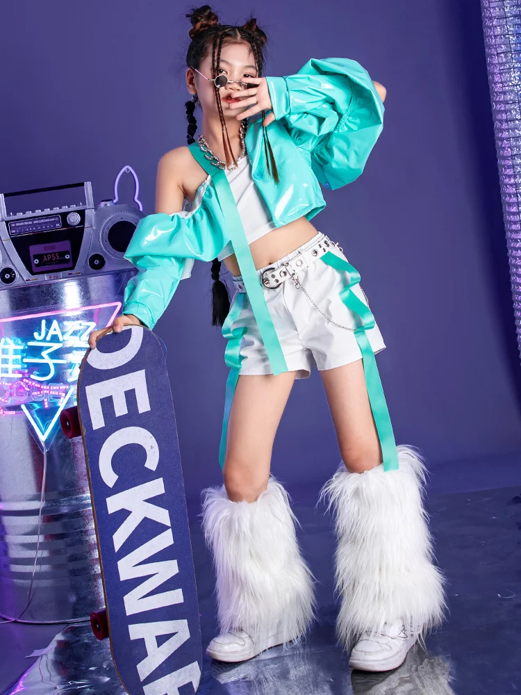 K-PoP Clothes Children's fashion jazz dance clothing girl model catwalk  costume set children's cool clothes autumn and winter - AliExpress 200000532