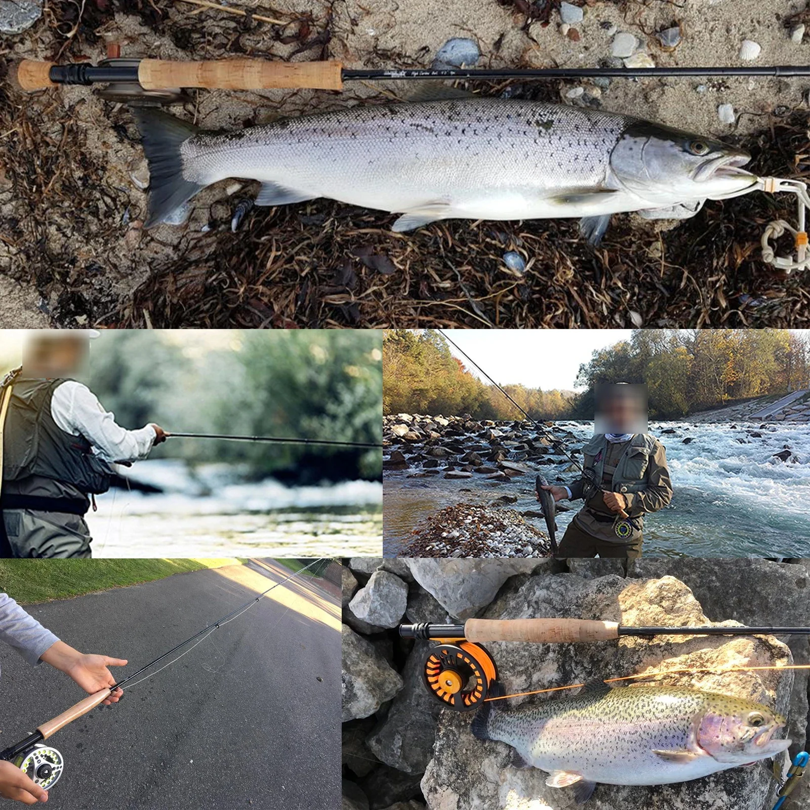 Canne à pêche à la mouche Maximumcatch Premier X 3-12WT IM8 30T en