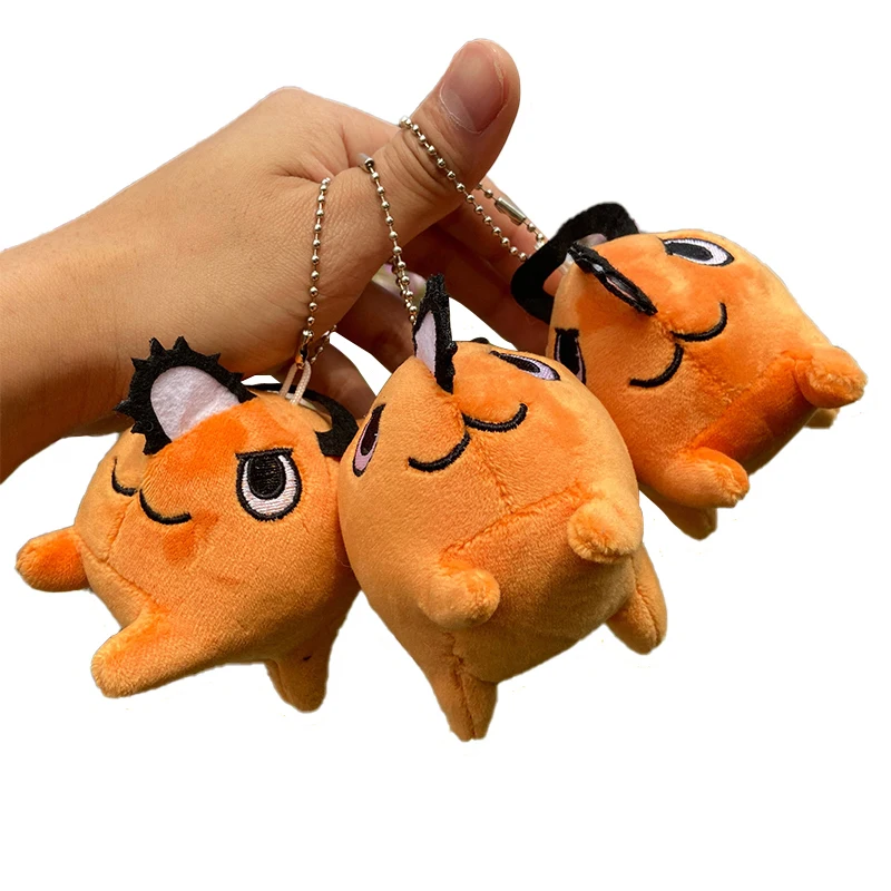 

Chainsaw Man Pochita Cosplay Cute Anime Plush Doll Key Chain Stuffed Pendant 10cm Plush Toys Keychains for Kids Christmas Gifts