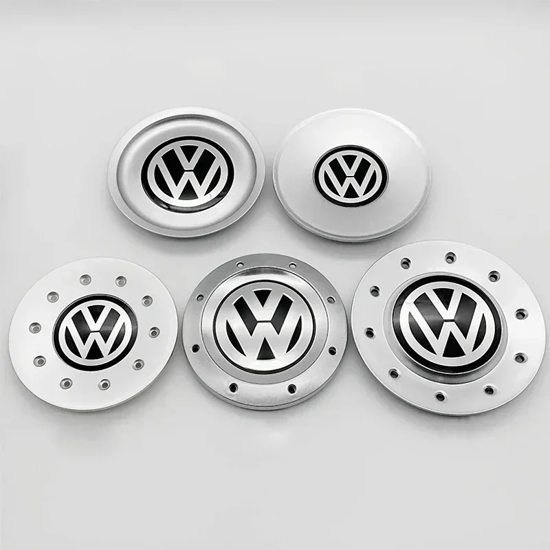 4pcs 3BD601149B C8052K150 C1007K148 XW0609-15 C7072K143 C5067K144 자동차 로고 휠 센터 캡 허브 커버 배지 폭스바겐 VW용