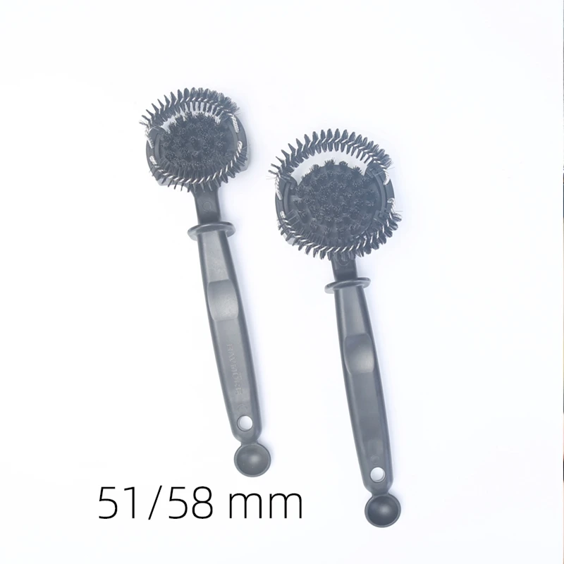coffee cleaning brush 51/58mm Coffee Machine Brush Cleaner Removable for Espresso Group Head Semi-automatic Kitchen