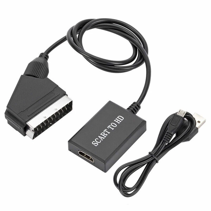 

Переходник SCART на HDMI конвертер видеоадаптер A4GS