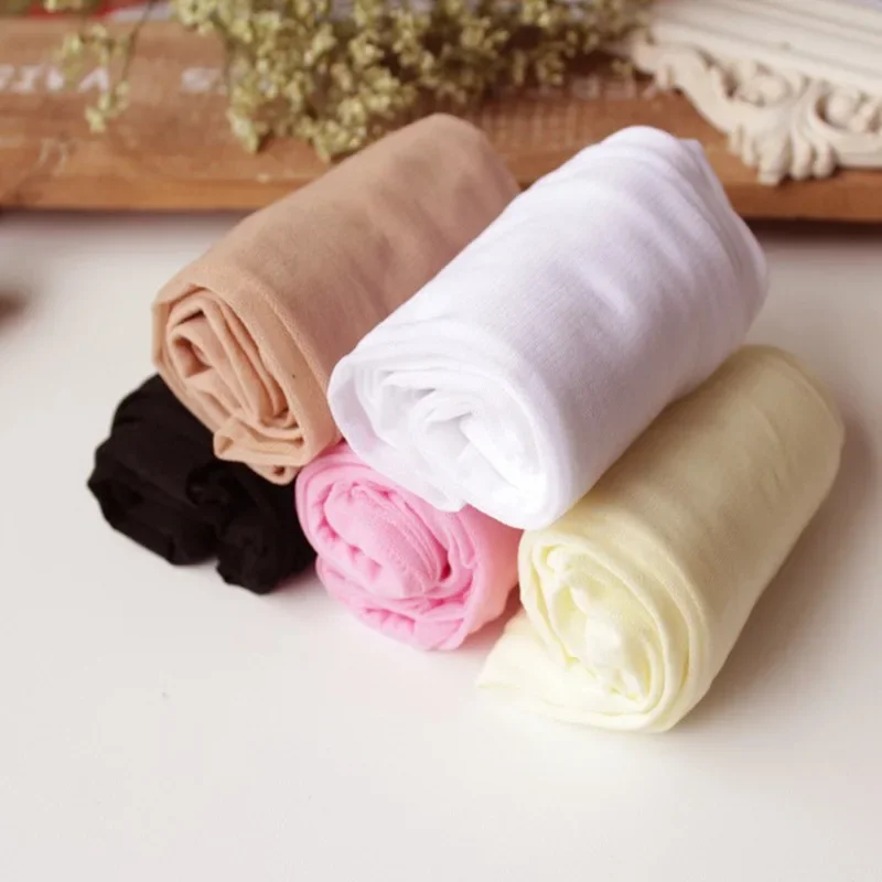 Summer Kids White Skin Pantyhose for Girls Fashion Solid Color Series Ballet Tights for Girls Thin Breathable Leggings Stocking