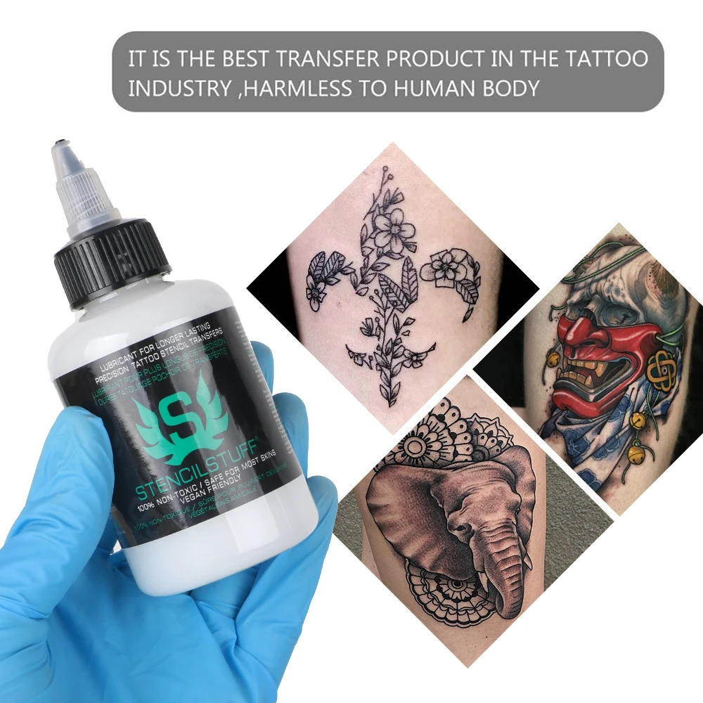 

120/250ml Tattoo Transfer Cream Gel Skin Solution Tattoo Transfer Stencil Stuff Ink Set Template Accessories for Body Art
