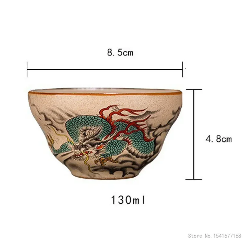 Year of the Rabbit Cartoon Zodiac Tea Cup 12 Different Animal Patterns, Ceramic, Household Room Office Supplies, Single Cup, 1Pc