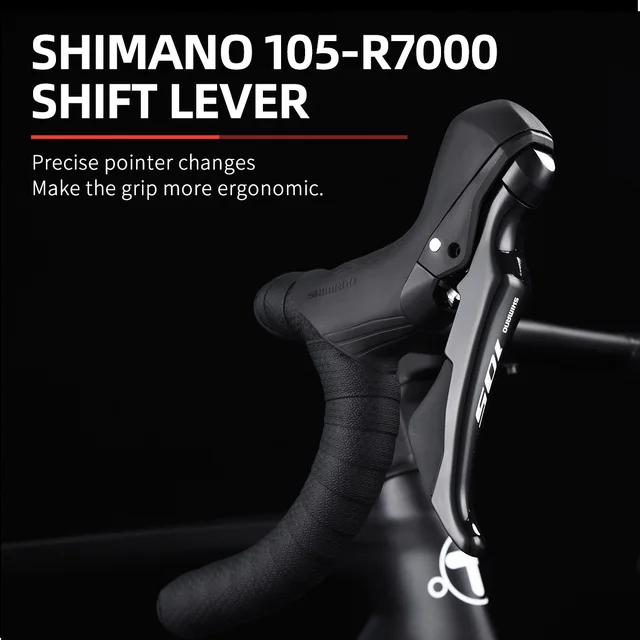 고성능 탄소 섬유 로드 바이크로 경주의 명수와 같이 질주하세요.