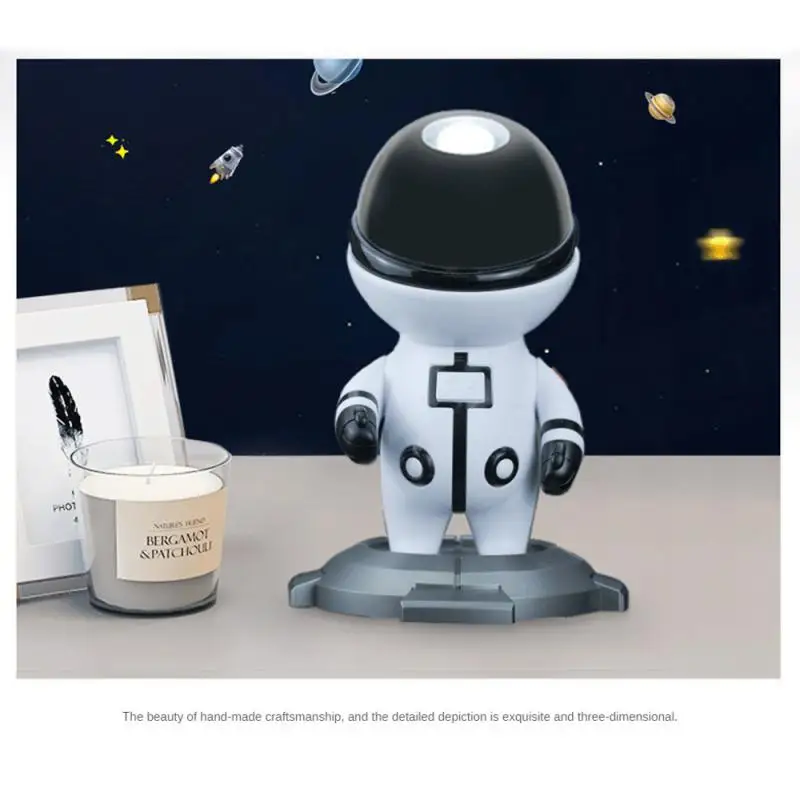 

Decoration Light 500mah New Remote Dimming Astronaut Starlight Home Decorative Atmosphere Night Lights 15.3x15.3x23.5cm Led 5w