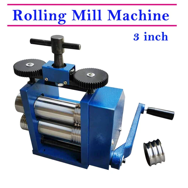 Manual Combination Rolling Mill Machine 375MM Jewelry Press Tabletting DIY  Tool