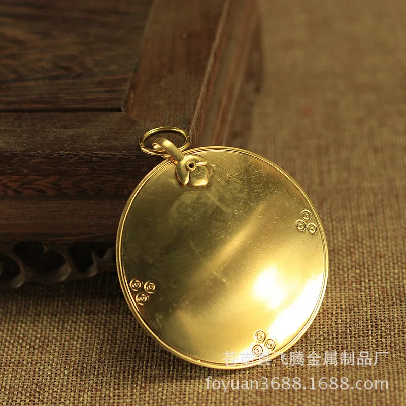 Pure Copper Mirror for Door Outdoor Mirrors Garden Wall Bagua over The Office Decor