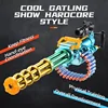 Manual & Automatic Foam Blaster Soft Bullet Gatling Gun Outdoor Shooting Game Toys 1