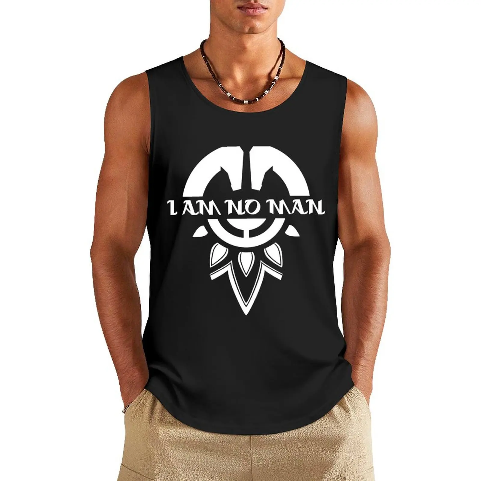 

I Am No Man Tank Top Vest male t-shirt for man Men's t shirt