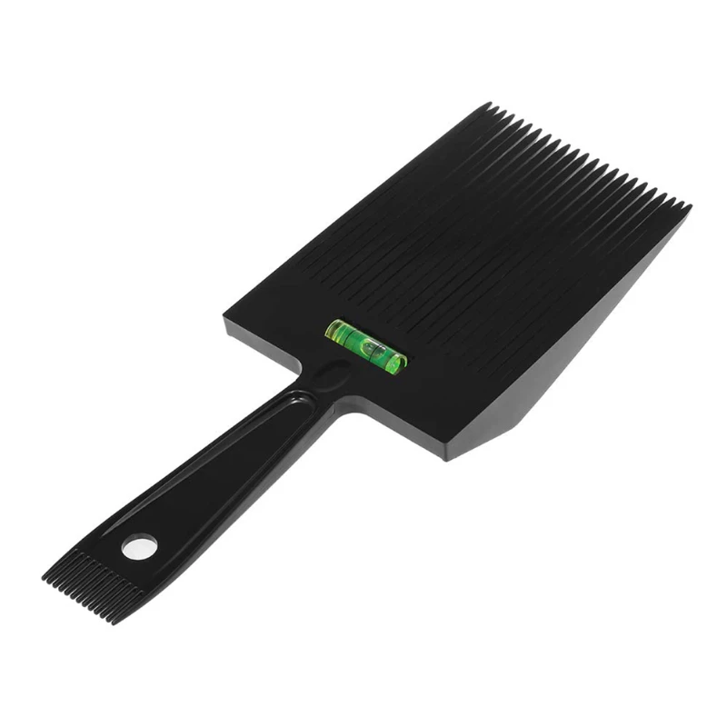 Extra Big Flattoper Comb Large Wide Fork Flat Combs With Balance Ruler Flat Topper Styling Hair