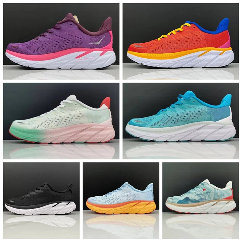 

New Original Designer Fashion Sneakers Clifton 8 Running Shoes Men's and Women's Lightweight Cushioning Marathon Running Shoes