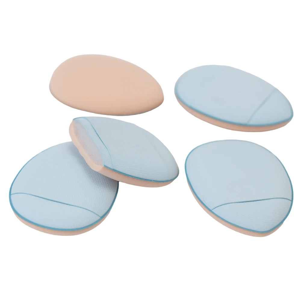 50Pcs/Bottle Mini Finger Puff Foundation Small Air Cushion Powder Sponge Face BB Cream Cosmetic Applicator Makeup Tools 5