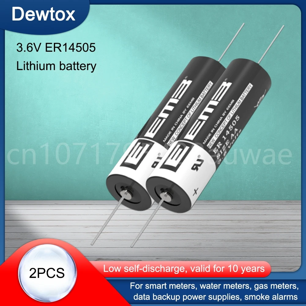 Литиевая батарея 3,6 В ER14505 14505 для PLC CNC станков, будильников, газосчетчиков, сенсорного экрана, литий-ионная батарея с контактами, 2 шт. Литиевая батарея 3,6 В ER14505 14505 для PLC CNC станков, будильников, газосчетчиков, сенсорного экрана, литий-ионная батарея с контактами, 2 шт.