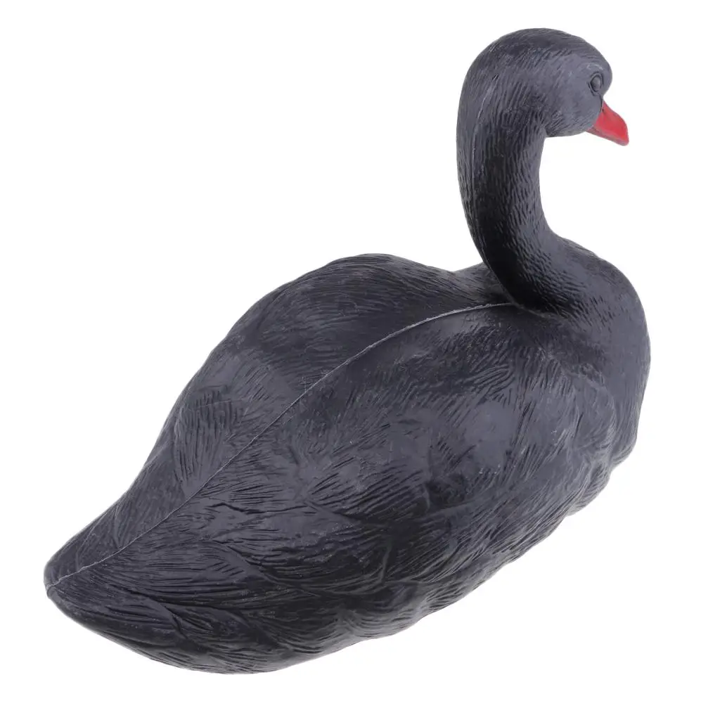 Cygne leurre flottant XPE réaliste - Appât chasse oie décoration jardin pelouse usage eau ou champ
