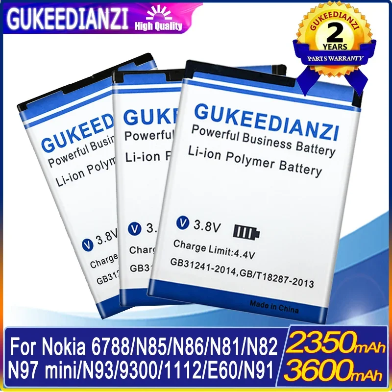 Bl-6F Batteria Per Nokia 6788 N78 N79 N95 6788 Bateria N81 N82 N93 N73 N85 N86 N87 N97 Minibl-5C Bl-5B Bp-6M Bl-4D Bp-6Mt Bl-5K