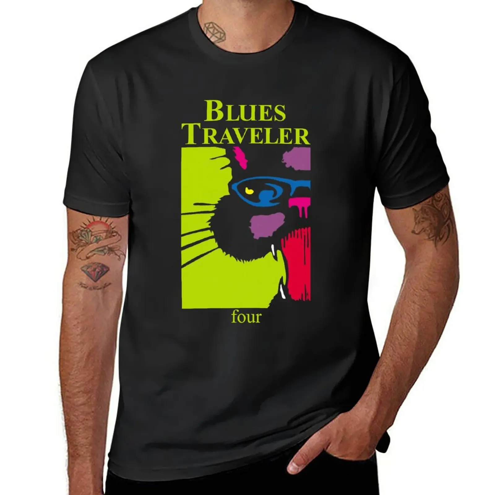 

New BLUES TRAVELER T-Shirt anime clothes t shirt man plain t shirts men