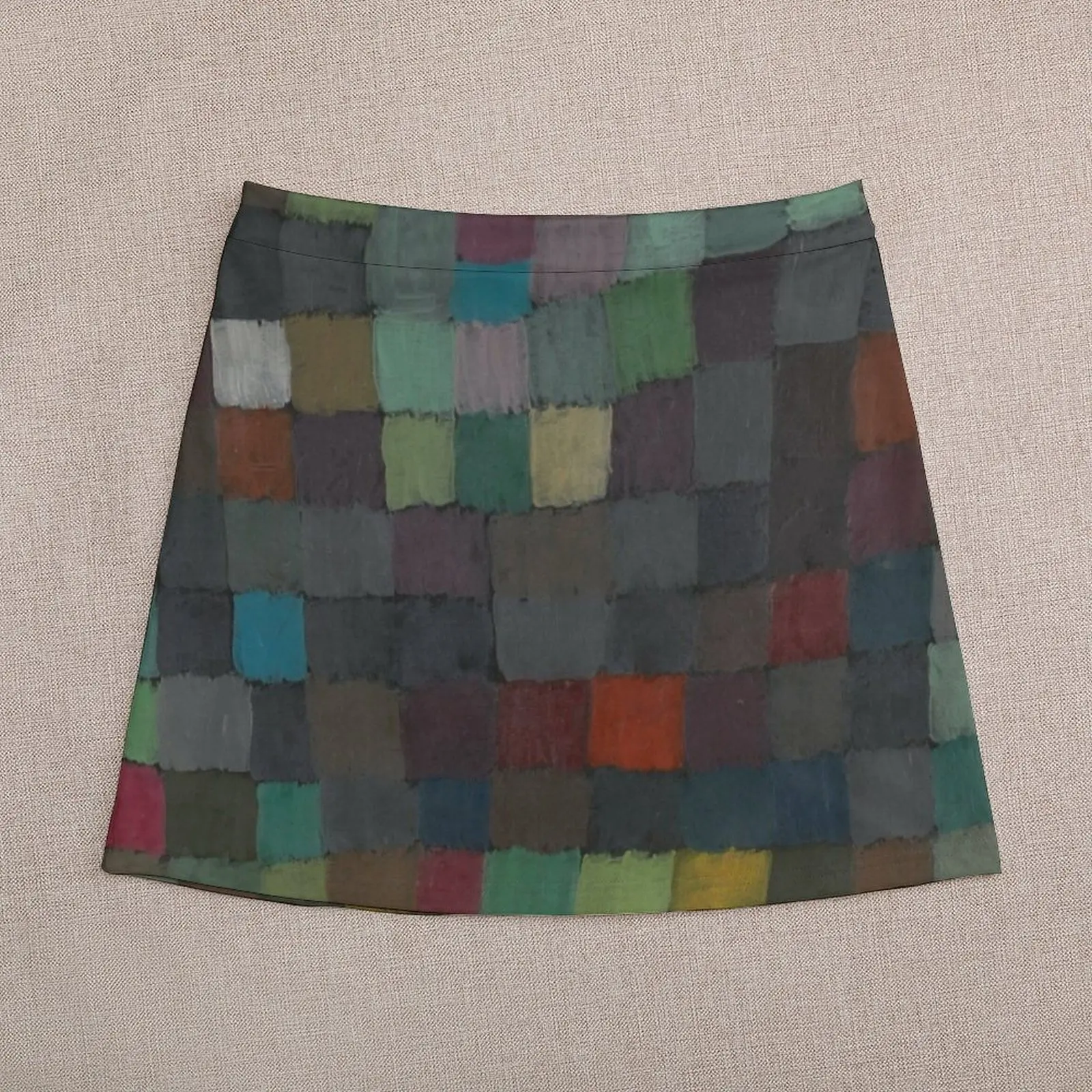Paul Klee Magic Square Fine Art Print Mini Skirt fairy grunge japanese kawaii clothes Skirt for girls
