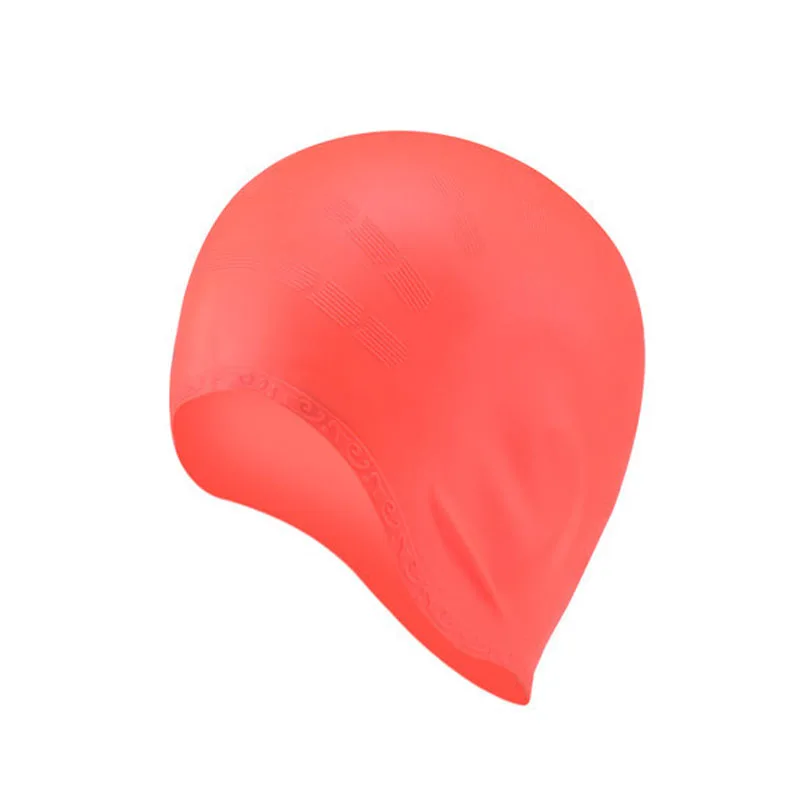 Adults Waterproof Swimming Caps Men Women Swim Pool Cap Long Hair Ear Protect Large Size Natacion Badmuts Diving Hat Silicone