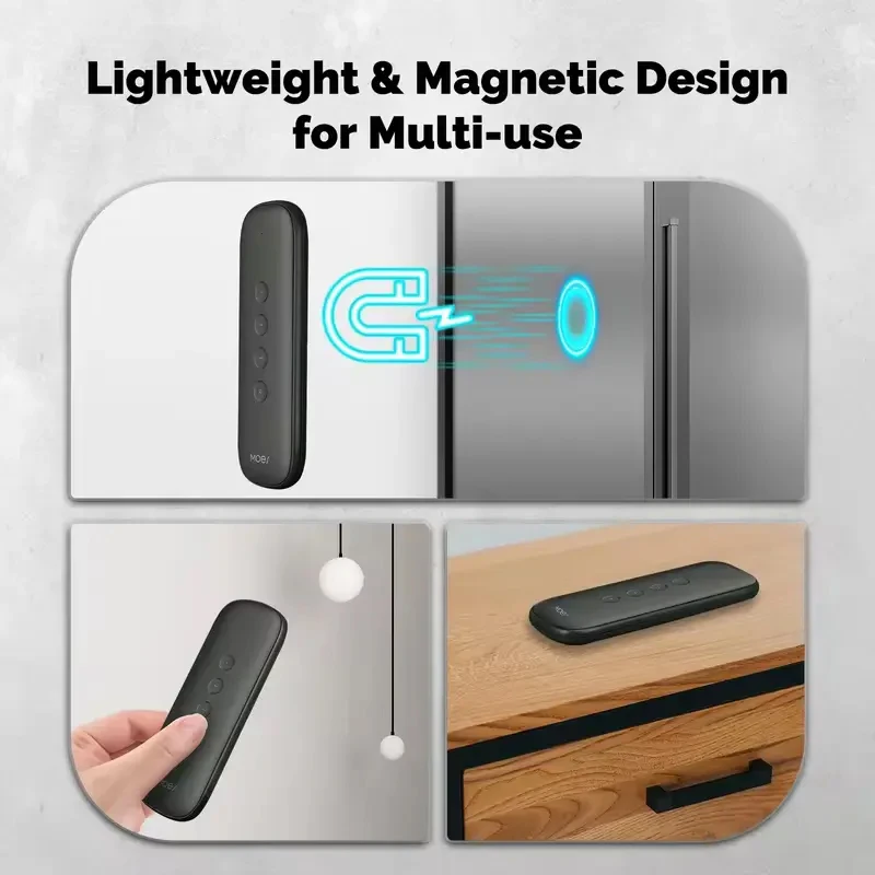 Tuya ZigBee3.0 Smart Scene Switch 4Button Portable Wireless Lighweight Design 12 Scene Remote Control Automation Battery Powered 4