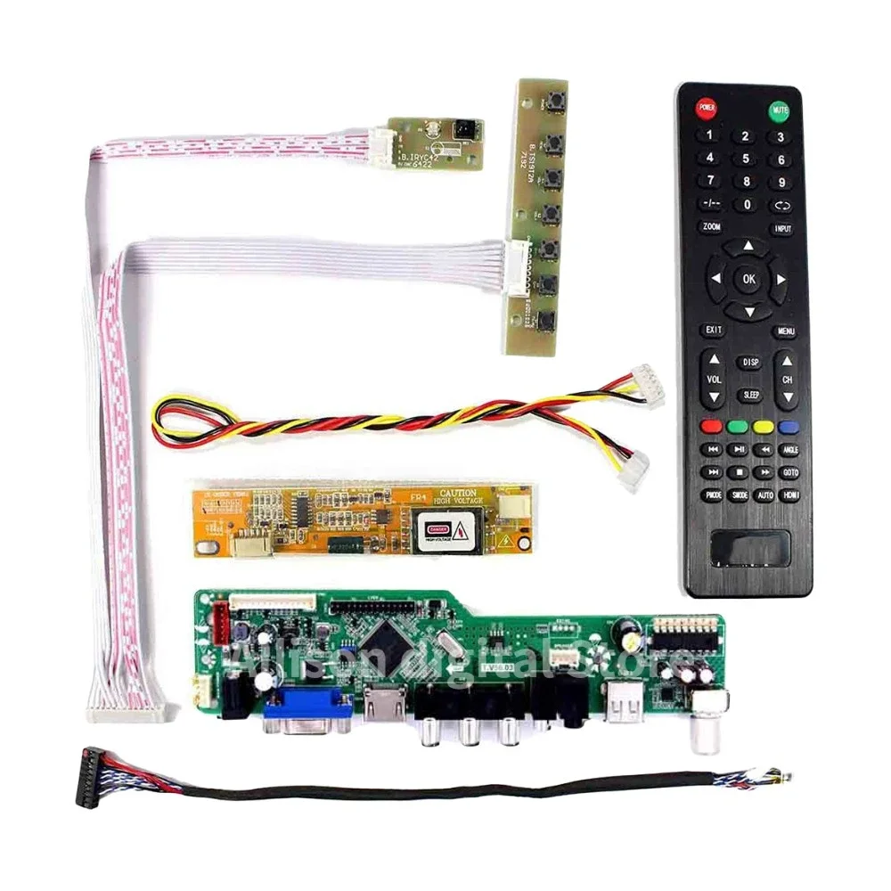 LCD LED 스크린 컨트롤러 보드 드라이버, 제어 보드 모니터 키트, LTN156AT35-H01, T01, P01, 301, W01, W02, TV, HDMI, VGA, AV, USB, 신제품