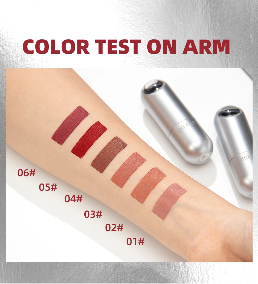 Professioneller Matter Lippenstift Langhaftender Wasserfester Lippenstift_voghion.com