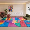 Nordic Abstract Living Room Carpet Modern geometric Bedroom Large Area Rugs Washable Home Lounge Carpets Anti-slip Bathroom Mat 4