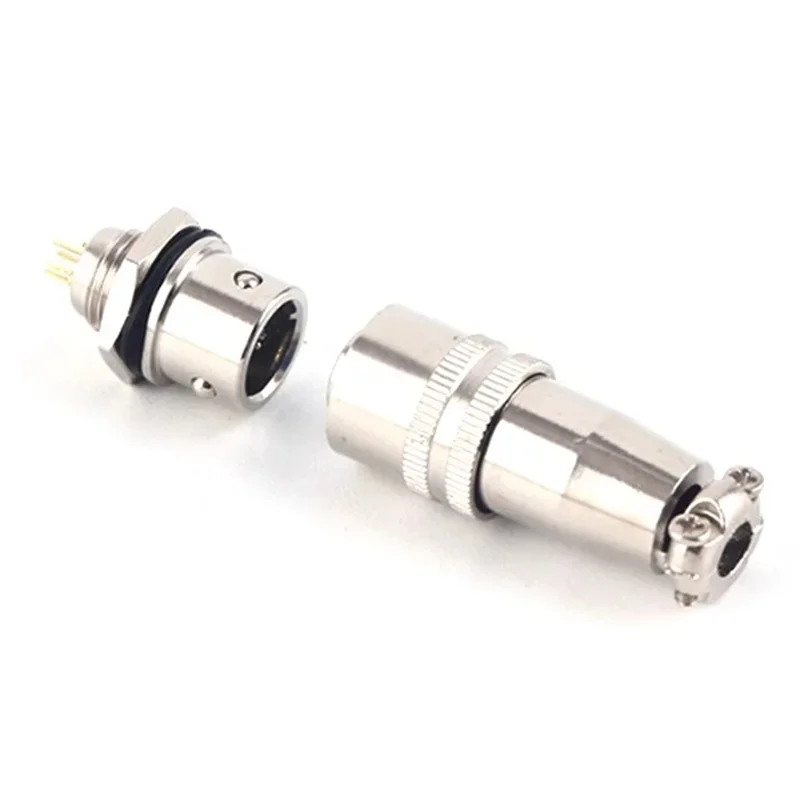5/20PCS XS8 XS9 XS10 XS12 Aviation connector push-pull quick connector Gold plated contact Male and Female plug 2 3 4 5 6 7PIN