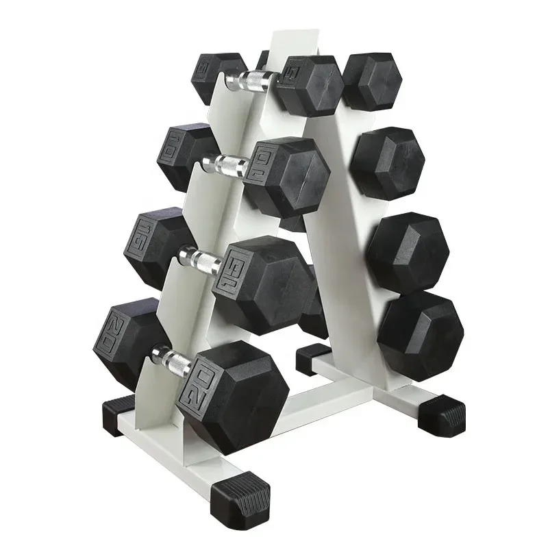Dumbbells Set 25 lbs 40kg Pounds 10kg Rubber Encased Hex Dumbbells