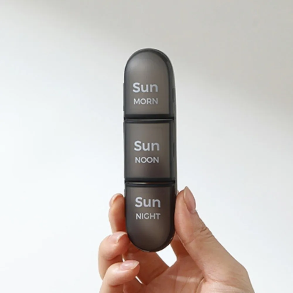 21/28 Grids 7-Day Pill Box Sealed Large Capacity Weekly Pill Organizer Daily Compartments Separate Container Travel Pill Case