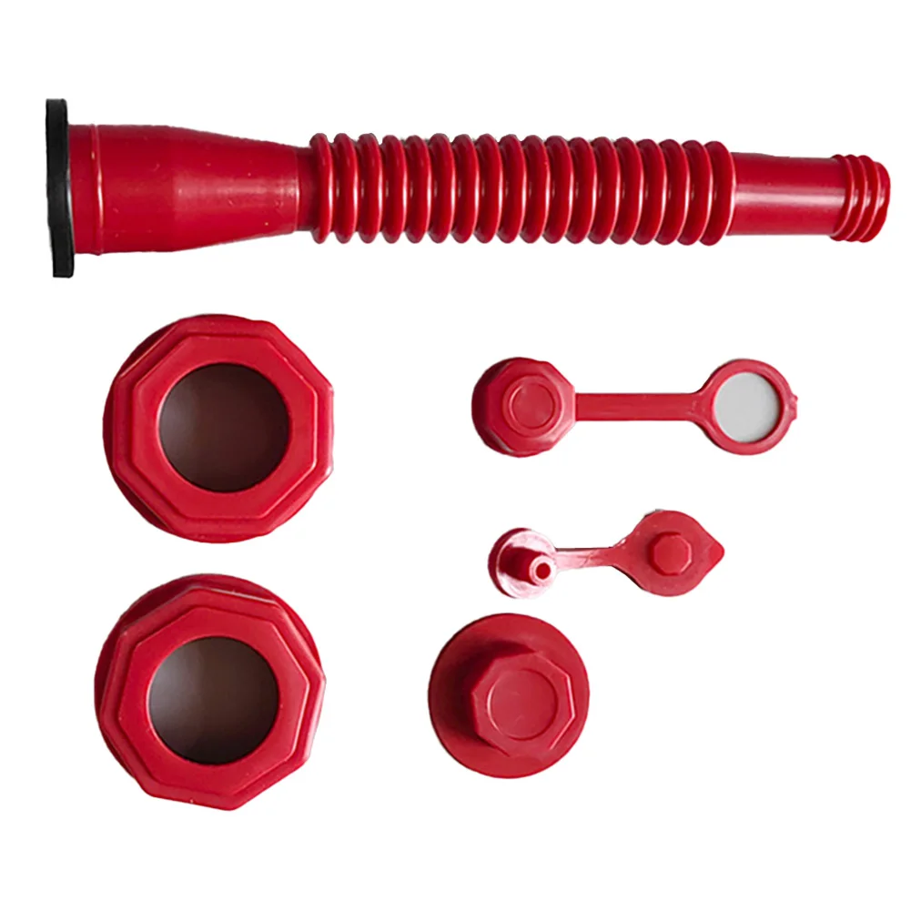 Super Spouts Gas Can Spout Replacement for Blitz Old Style Nozzles with  Caps and Vents. 3 Pack