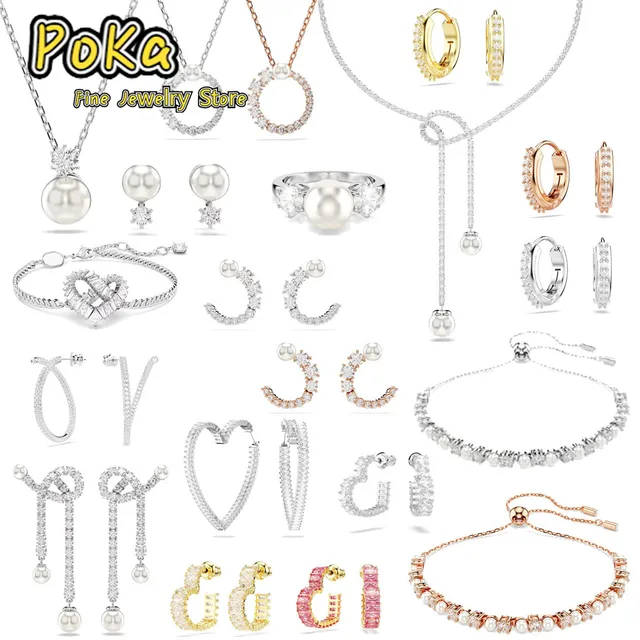 Amour Original bijoux perle en acier inoxydable anneau collier Bracelet ensembles nouvelle offre tendance beaux cadeaux de mariage de noël pour les femmes 1