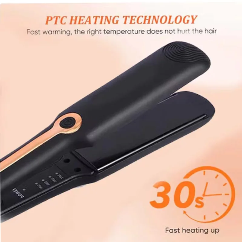 Professional Flat Iorn Straightener And Curler ceramic High Heat flat irons home Salon hair styler tools 4