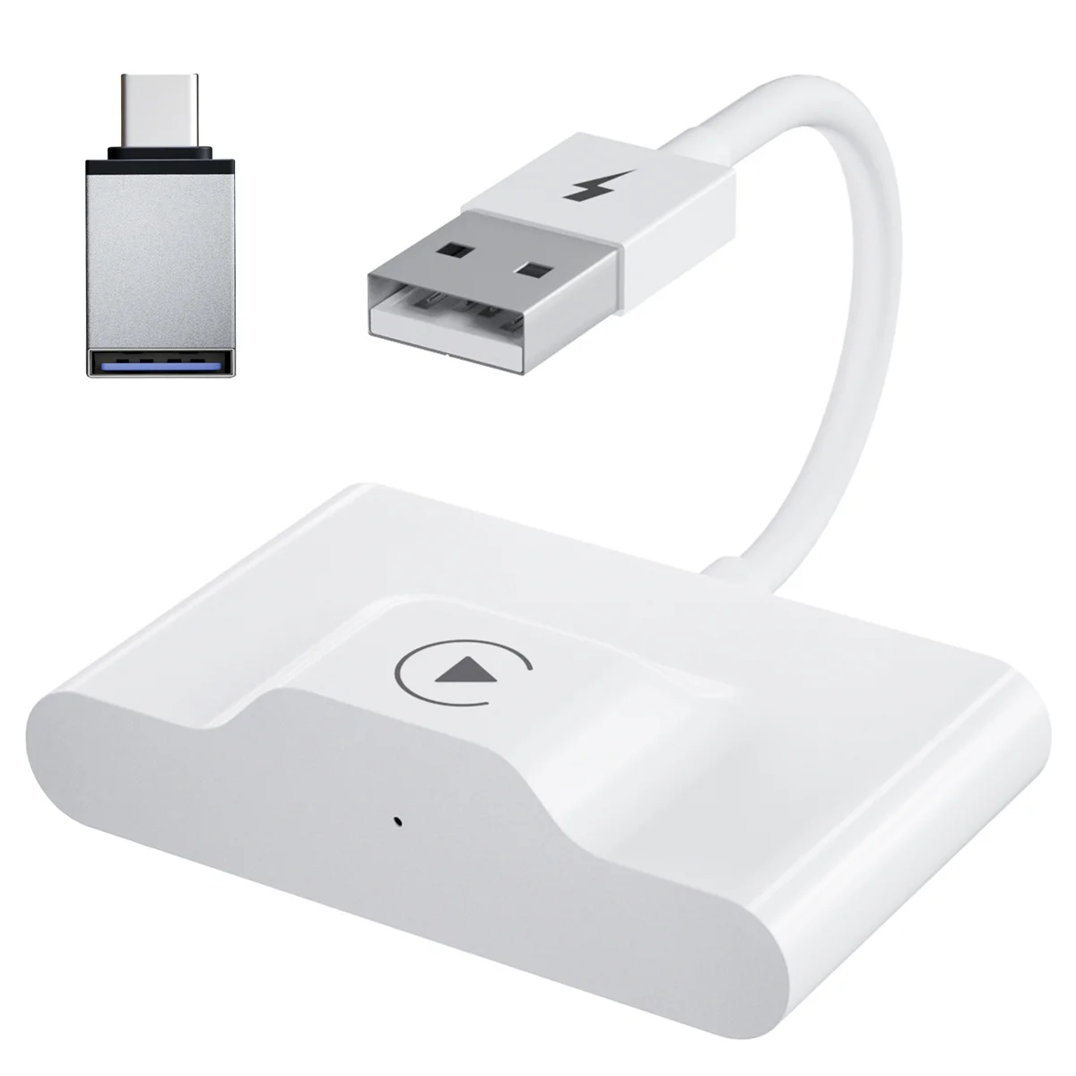 

Wireless CarPlay Adapter Wired to Wireless Carplay Dongle for Apple iPhone WiFi Online Update Wireless CarPlay Adapter B