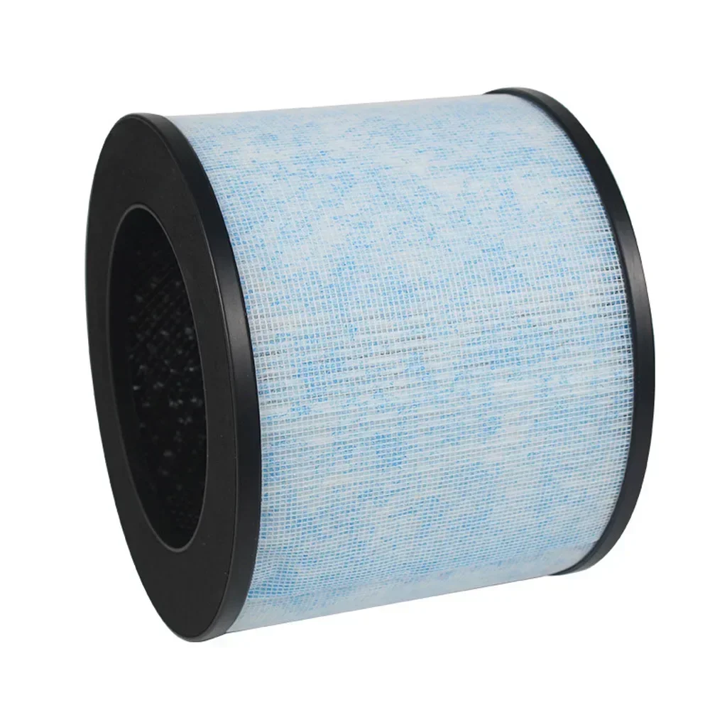 Détail du filtre HEPA H13 avec couches filtrantes visibles.
