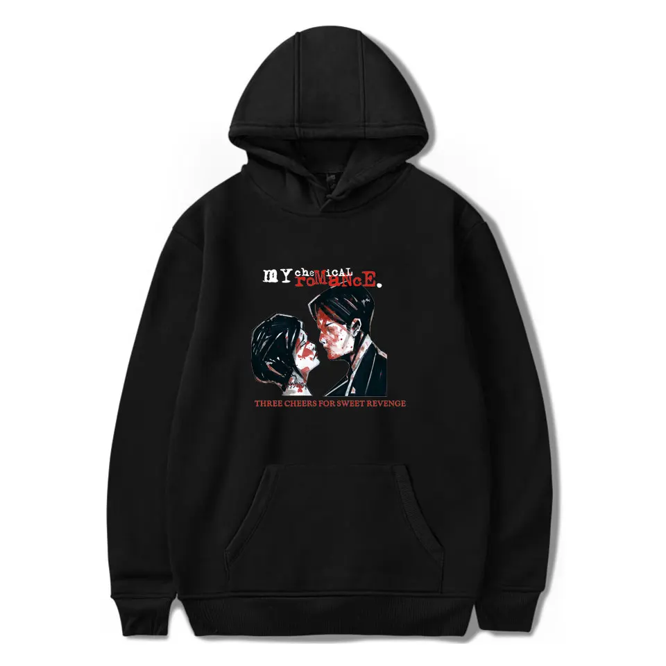 

My Chemical Romance Hoodies Emo Anime Men/Women Long Sleeve Sweatshirt Autumn Pullovers Punk Rock Hip Hop Black Hoody Clothes