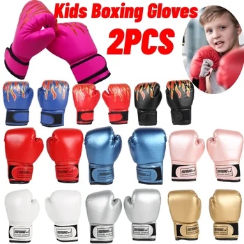 2-Pack Kids Boxing Gloves PU Leather