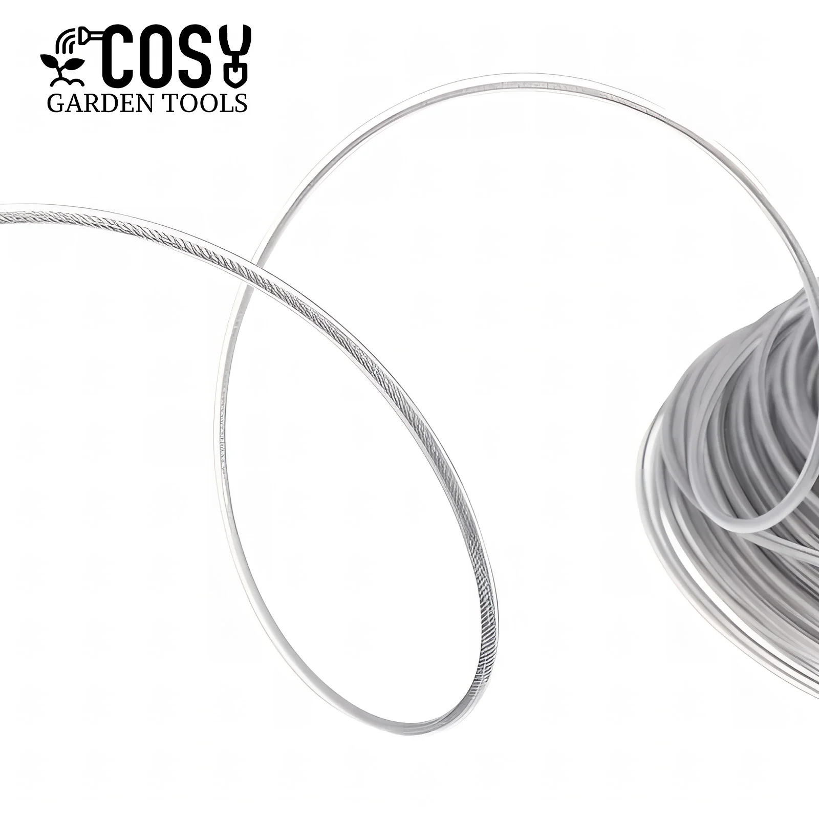 Brushcutter Trimmer Rope 3mm Steel Wire Nylon Line COSY Wear-resistant Sharp Replacement Garden Tool Accessory